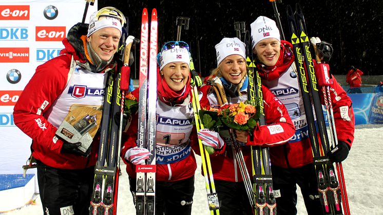 Bronse på mixed stafetten