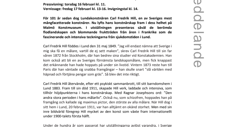 Carl Fredrik Hill - maximus pictor