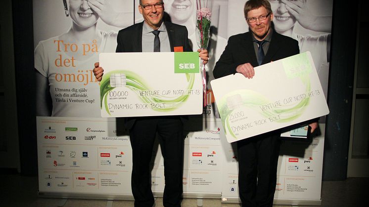 En dynamisk expanderbar bergbult är bäst i Venture Cup Nord