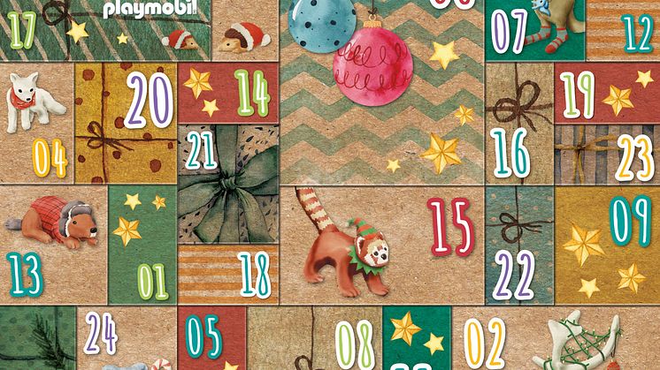 Wiltopia - DIY Adventskalender Tierische Weltreise (71006) von PLAYMOBIL