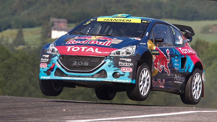 Timmy Hansen flög fram i Norge