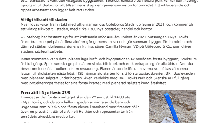 Ny stadsdel i Göteborg växer fram till Göteborgs 400-års jubileum 2012