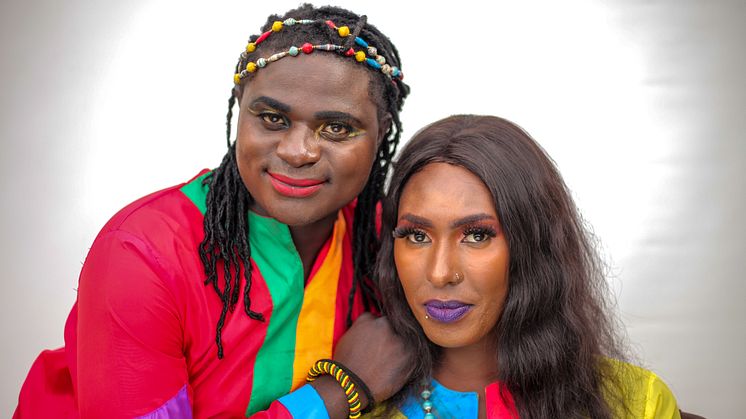 Rihanna and Arianna from Rainbow Riots Uganda. Photo by Rainbow Riots