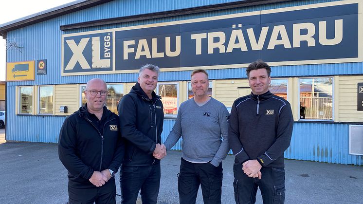 Från vänster: Jörgen Eriksson, Christer Blank, Stefan Månsson och Pål Mases. (Saknas på bilden: Jonny Eriksson)