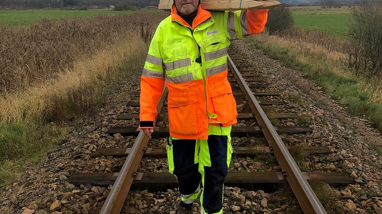 Förberedande arbeten på Viskadalsbanan