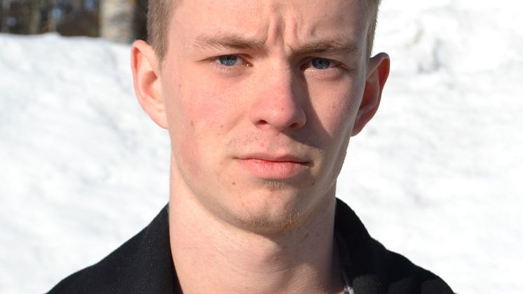 Jonas Westin, Hudiksvall, finalist i "SM för unga plåtslagare 2013".