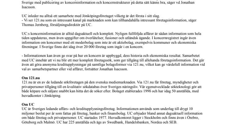 Äntligen lättillgänglig information om koncernstrukturer