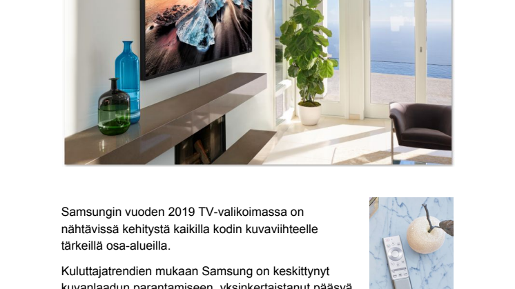  Samsung esittelee tämän vuoden QLED-TV-valikoimansa European Forum -tapahtumassa