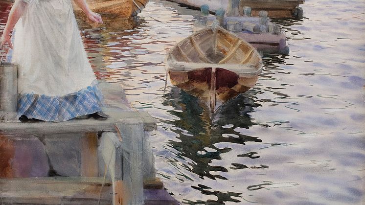 Anders Zorn, Lapping Waves, 1887. Photo: The National Gallery of Denmark.
