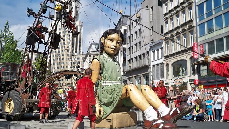 The Giants, created by world-famous street theatre company Royal de Luxe, will be visiting Liverpool and Wirral for the final time from 4 - 7 October