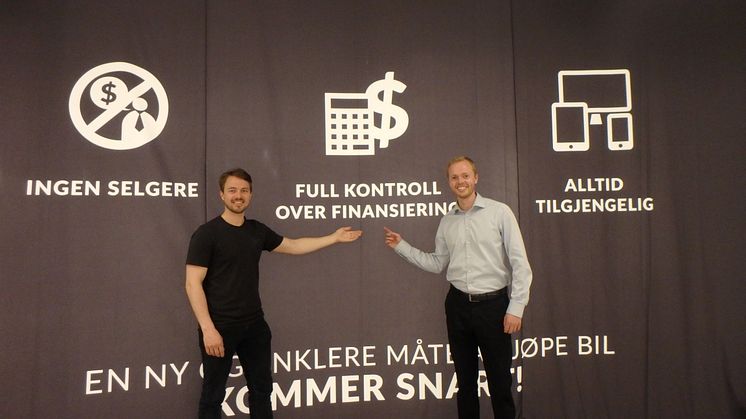 Vemund og Vigbjørn Hassel presenterer en helt ny måte å kjøpe bil på.