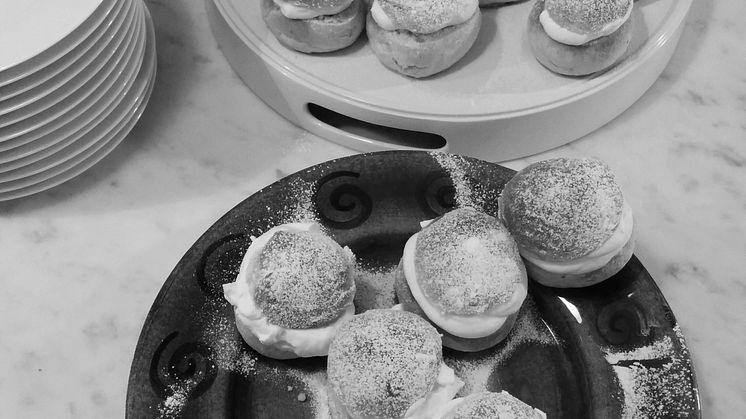 Fettisdagen firas med hembakade semlor signerade vår COO Maria!