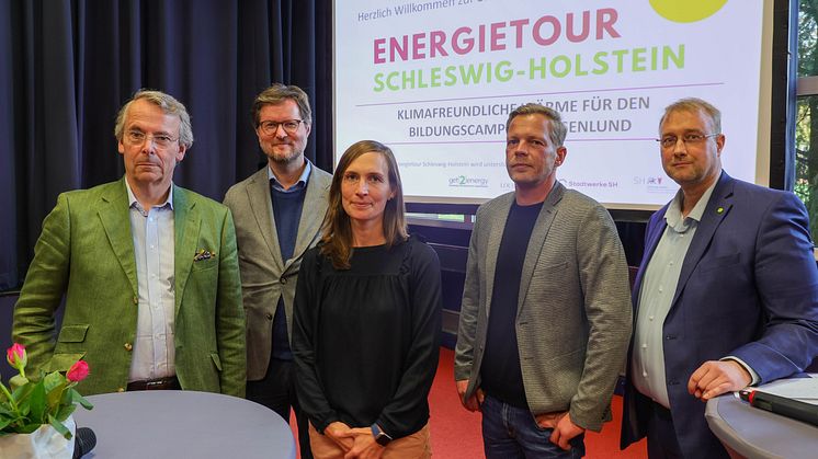 Klimafreundliche Wärme für den Bildungscampus: „Energietour Schleswig-Holstein“ macht Station in Louisenlund