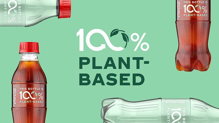 Coca-Cola stellt neuen Flaschenprototyp aus 100 Prozent pflanzlichen Rohstoffen vor