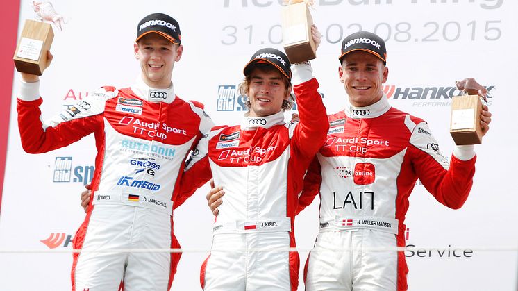 Tre kørere kan stadig nå at vinde Audi Sport TT Cup mesterskabet