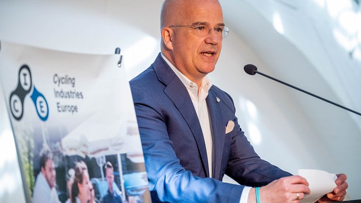Tony Grimaldi, VD för Cycleurope och ordförande för europeiska branschorganisationen Cycling Industries Europe. Foto: Cycling Industries Europe
