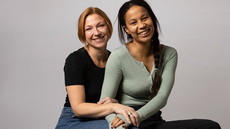 Heidi Gjermundsen Broch og Mimmi Tamba