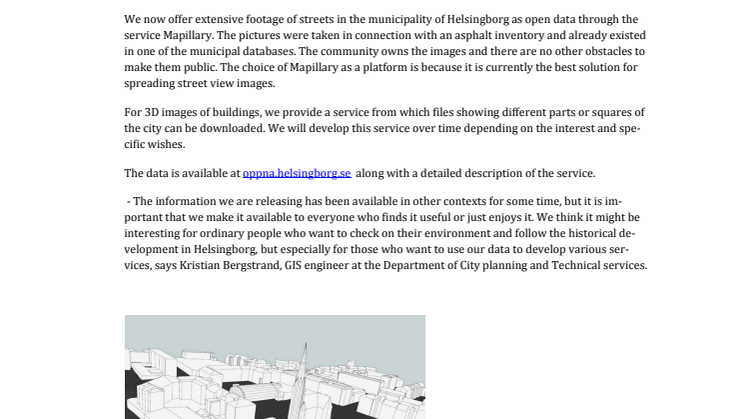 Press release in English