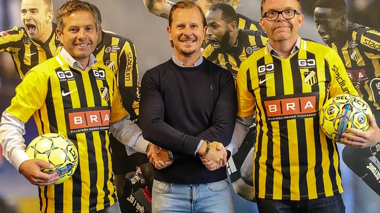 BK Häcken och BRA bygger vidare genom ett nytt 5-årsavtal