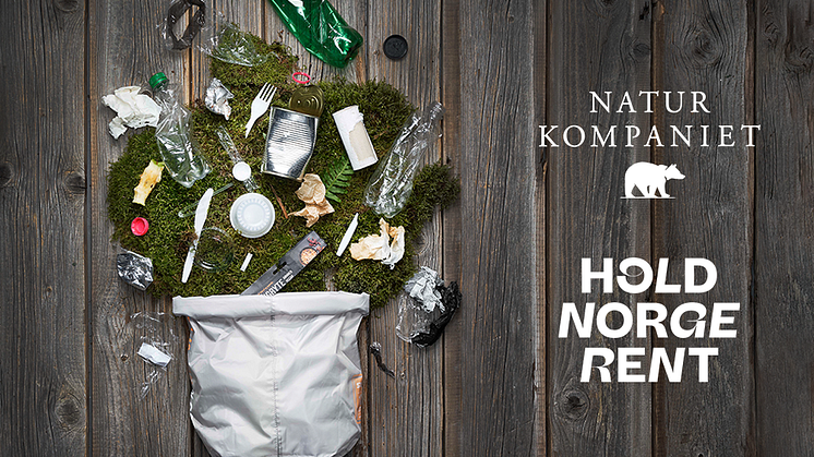 Naturkompaniet støtter Hold Norge Rent i kampen mot forsøpling 