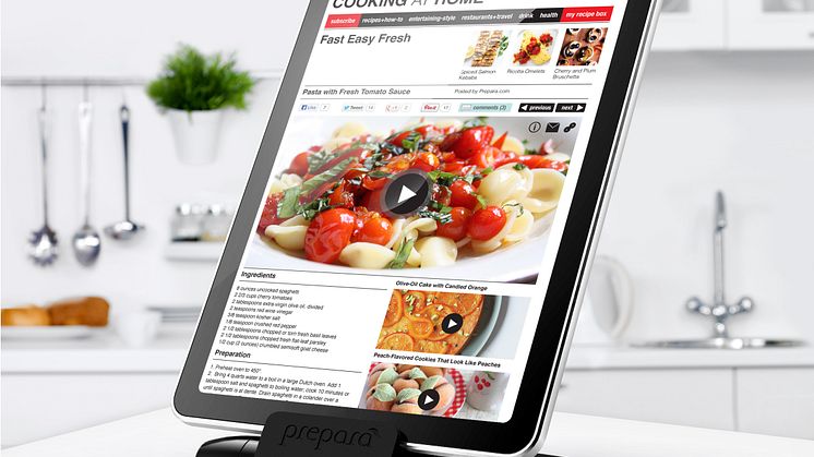   iPrep Tabletstativ i användning