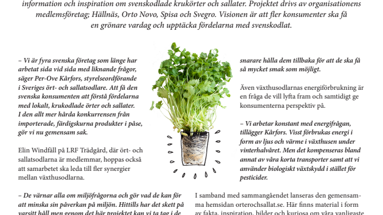 ​Ny sammanslutning för en grönare vardag