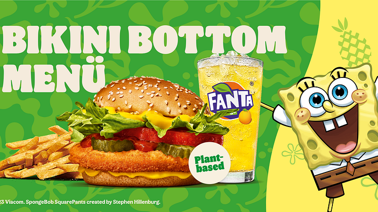 Schmeckt nach mehr: Der neue Bikini Bottom Burger von Burger King®