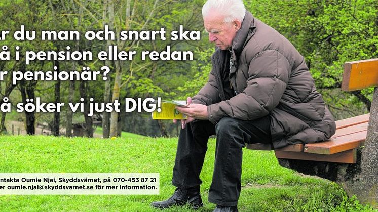 Skyddsvärnet söker pensionärer som önskar nya sociala sammanhang