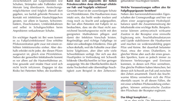 Volkskrankheit: Fußpilz Jeder kann sich schützen