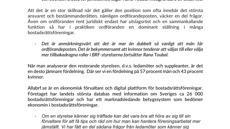 Få kvinnor som BRF-Ordförande - Aug 2022.pdf