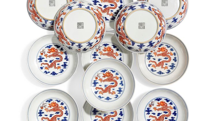 12 "Dragon" dishes