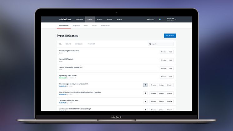 Mynewsdesk endrer utseende og verktøyet oppdateres