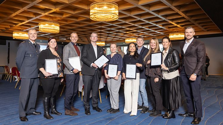 Halmstads diplomerade mötesambassadörer. Foto: Andreas Svensson.