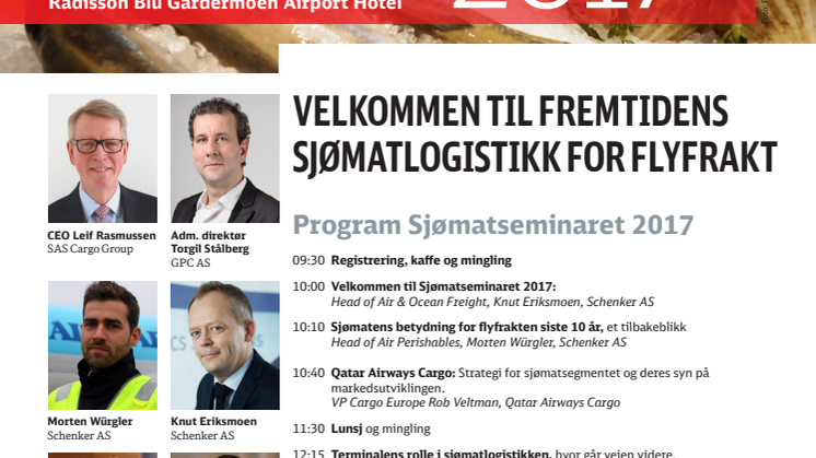 Seminar om flylogistikk for sjømat