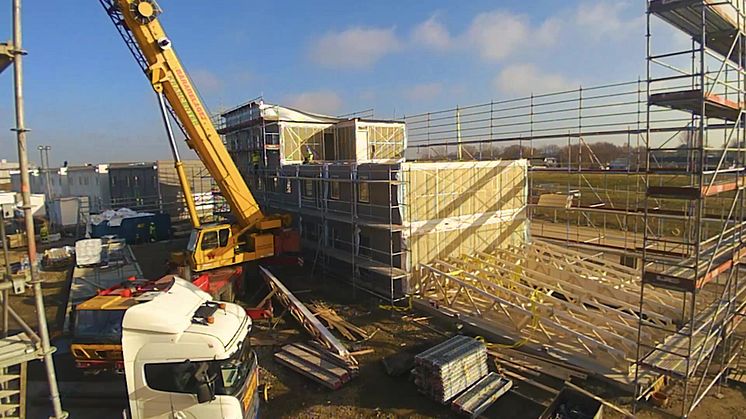36 lägenhetsmoduler på 60 sekunder