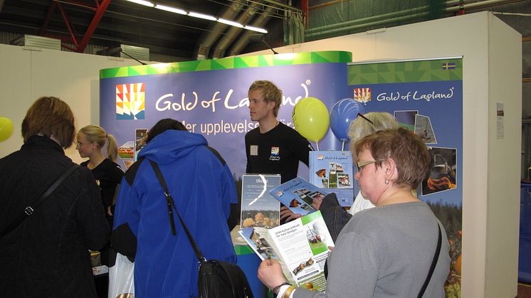 Stort intresse för Gold of Lapland på Luleåmässan