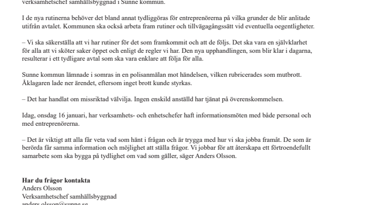 Nya rutiner ska återskapa förtroende