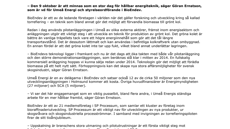 Två viktiga steg mot hållbarhet: Kommunalråden tog spadtag och grön pilotanläggning invigdes