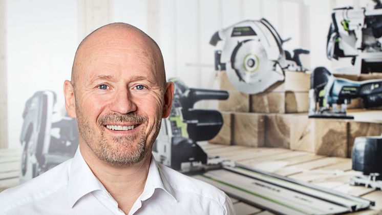 Michael Petræus er salgs- og marketingschef for Festool Danmark. Festool GmbH er en international producent og leverandør af professionelt værktøj, der lægger vægt på kvalitet og pålidelighed. Foto: Festool.