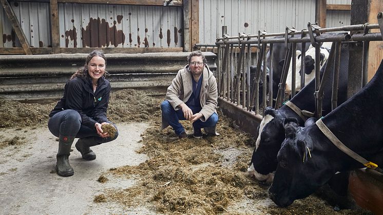 Arla Landwirtin Marlen Biss und Jan Philipp Albrecht, Landwirtschaftsminister von Schleswig-Holstein