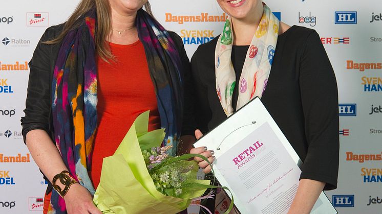 Vinnare Årets satsning för ökad kundservice, Retail Awards 2012, M by Mekonomen