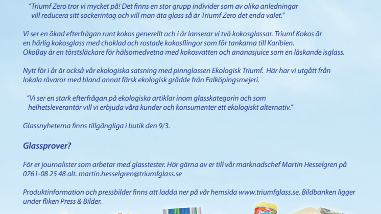Säsongens goda glassnyheter är här!