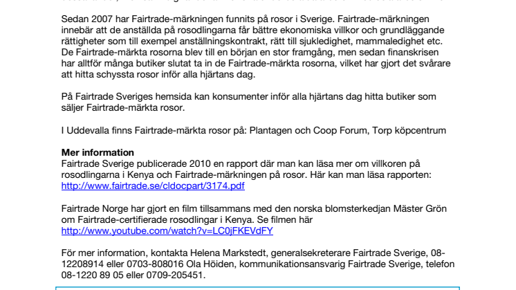 Här hittar du schyssta rosor i Uddevalla inför alla hjärtans dag