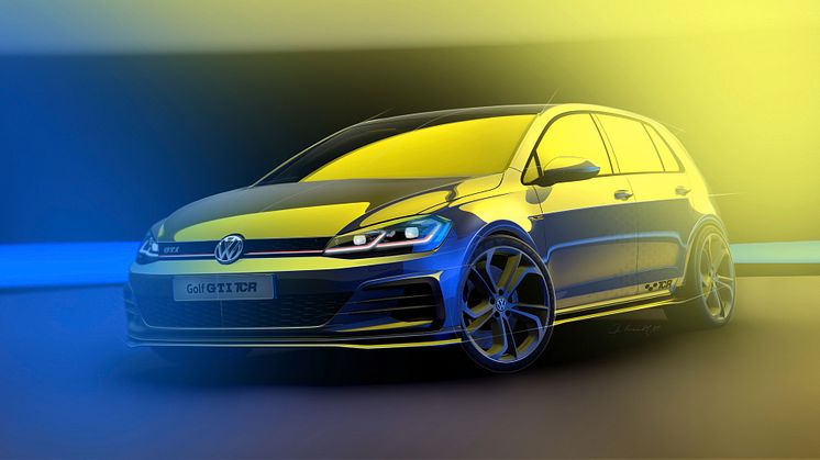GTI TCR er en stærkere og mere kompromisløs Golf GTI inspireret af Golf GTI TCR baneraceren.