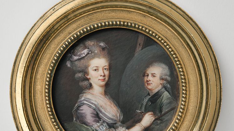 New acquisition: Rare miniature portrait by Adélaïde Labille-Guiard