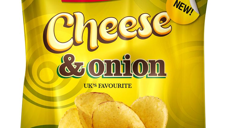 Estrella lanserar storfavoriten från UK: Cheese & Onion Chips