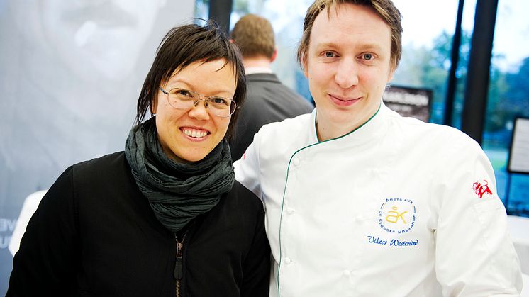 Trendanalytikern Christina Cheng smakade på landslagskocken Viktor Westerlinds charktallrik på Svenskt Kött pressträff #svenskchark 