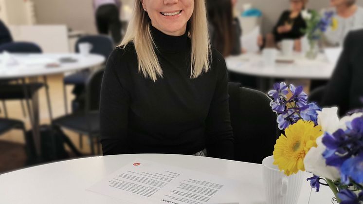 Karin Thurberg deltar i mentorsprogrammet Womentor som adept för Huawei. (Foto: Huawei/Lovisa Tivelius)