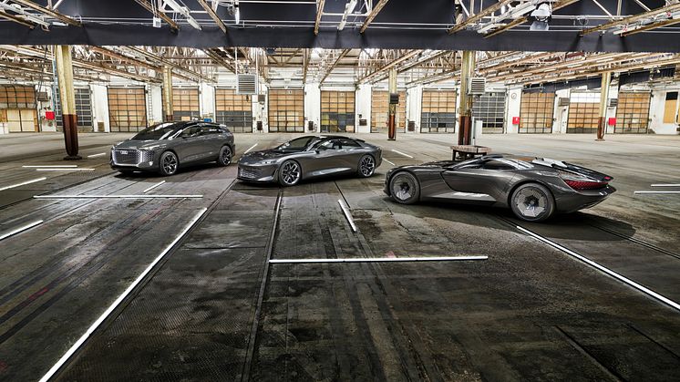 Audi urbansphere concept (2022), Audi grandsphere concept (2021), Audi skysphere concept (2021)
