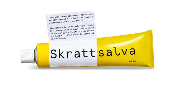 Skrattsalva: En godsak för en god sak